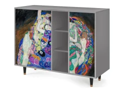 Aparador - 125x98x48 cm - BS2 - The Maiden by Klimt, Gris