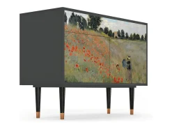 Aparador - 115x85x48 cm - BS4 - The Poppy Field , Antracita