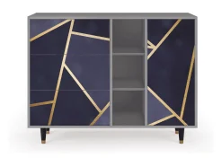 Aparador - 125x98x48 cm - BS2 - The Amethyst, Gris
