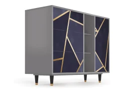 Aparador - 125x98x48 cm - BS2 - The Amethyst, Gris