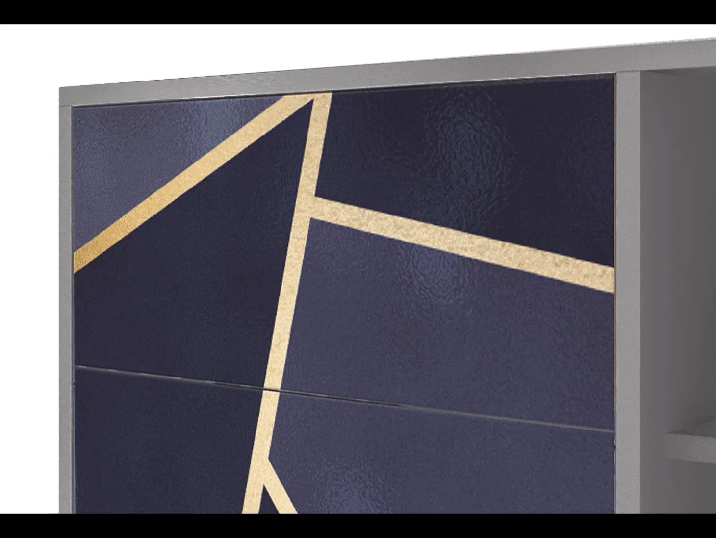 Aparador - 125x98x48 cm - BS2 - The Amethyst, Gris
