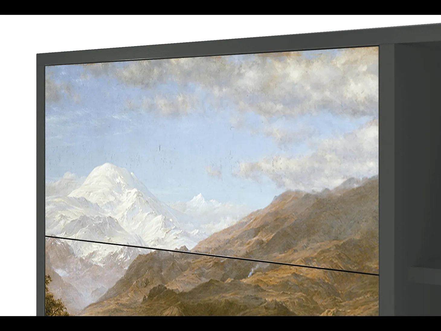 Aparador - 125x98x48 cm - BS2 - The Heart of the Andes , Antracita