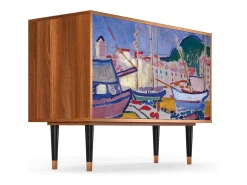Aparador - 115x85x48 cm - BS4 - The Port of Collioure , Nogal