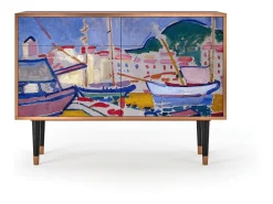 Aparador - 115x85x48 cm - BS4 - The Port of Collioure , Nogal