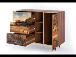 Aparador - 125x98x48 cm - BS2 - The Banks, Nogal