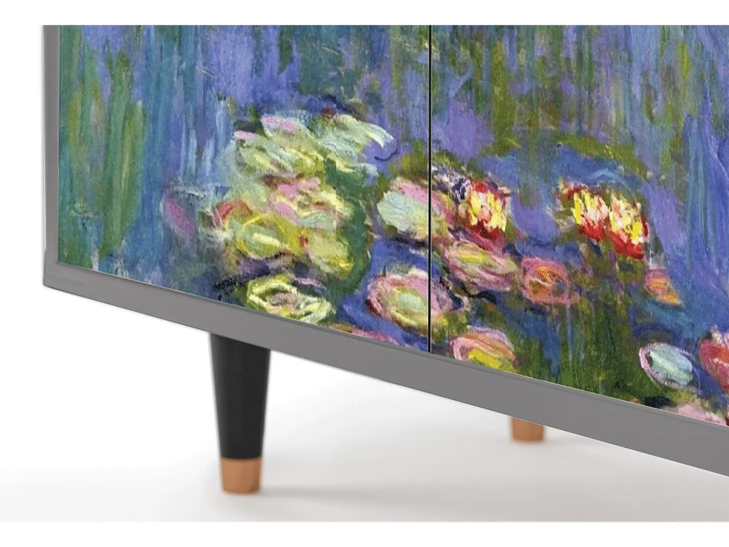 Aparador - 94x96x48 cm - BS3 - The water lily pond , Gris