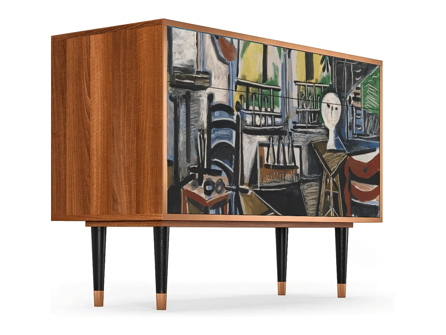 Aparador - 115x85x48 cm - BS4 - The Studio , Nogal
