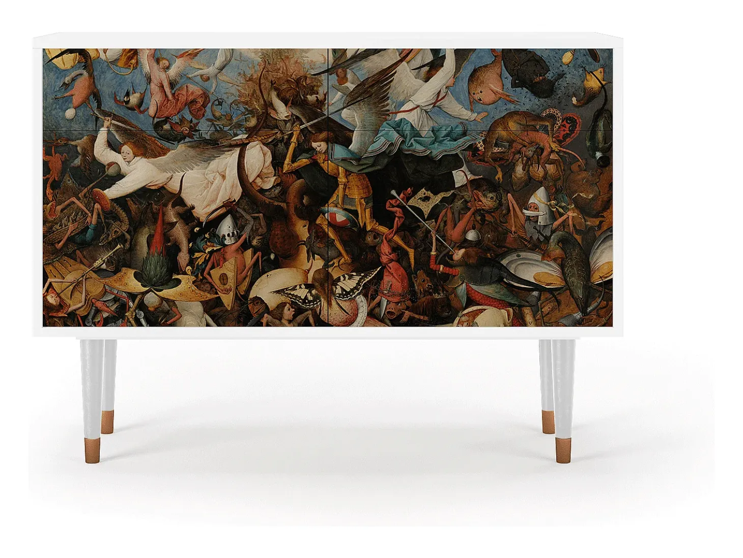 Aparador - 115x85x48 cm - BS4 - The Fall, Blanco
