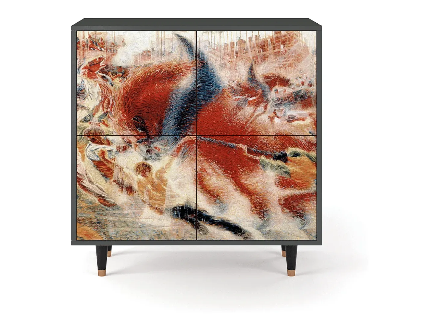 Aparador - 94x96x48 cm - BS3 - The City Rises, Antracita