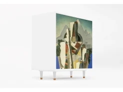 Aparador - 94x96x48 cm - BS3 - The Cubist Paintings , Blanco