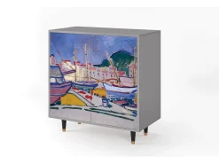Aparador - 94x96x48 cm - BS3 - The Port of Collioure , Gris