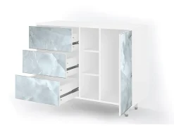 Aparador - 125x98x48 cm - BS2 - The Onyx, Blanco