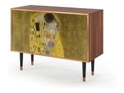 Aparador - 115x85x48 cm - BS4 - The Kiss by Klimt , Nogal