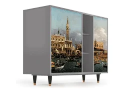 Aparador - 125x98x48 cm - BS2 - The Bucintoro, Gris