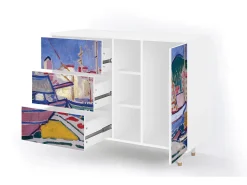 Aparador - 125x98x48 cm - BS2 - The Port of Collioure , Blanco