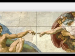 Aparador - 115x85x48 cm - BS4 - The Creation of Adam, Blanco