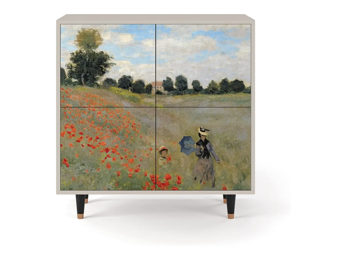Aparador - 94x96x48 cm - BS3 - The Poppy Field , Arena