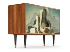 Aparador - 115x85x48 cm - BS4 - The Cubist Paintings , Nogal