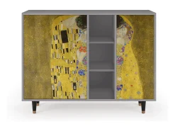 Aparador - 125x98x48 cm - BS2 - The Kiss by Klimt , Gris