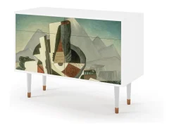 Aparador - 115x85x48 cm - BS4 - The Cubist Paintings , Blanco