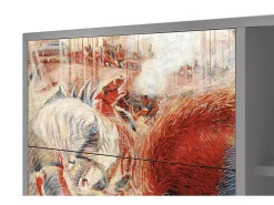 Aparador - 125x98x48 cm - BS2 - The City Rises, Gris