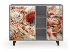 Aparador - 125x98x48 cm - BS2 - The City Rises, Gris
