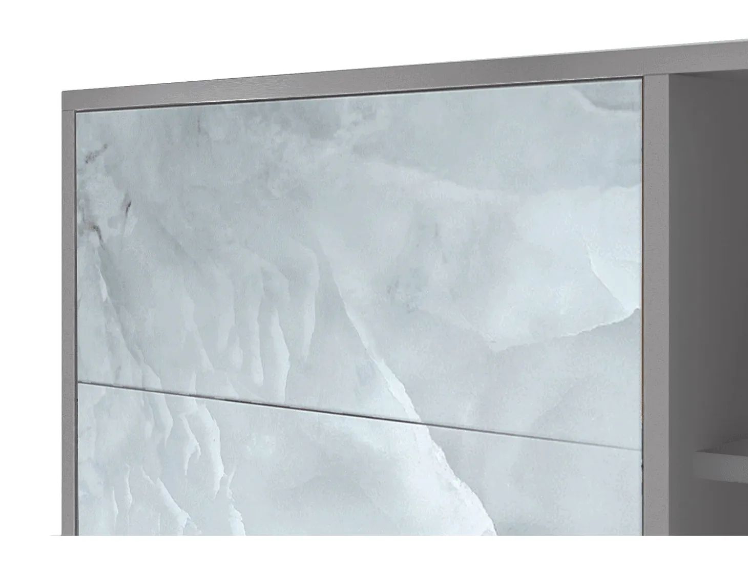 Aparador - 125x98x48 cm - BS2 - The Onyx, Gris