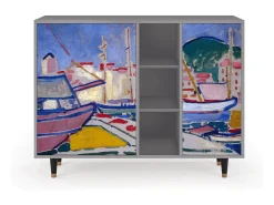 Aparador - 125x98x48 cm - BS2 - The Port of Collioure , Gris
