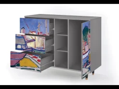 Aparador - 125x98x48 cm - BS2 - The Port of Collioure , Gris