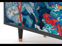 Aparador - 94x96x48 cm - BS3 - The Girl - James Jean, Antracita