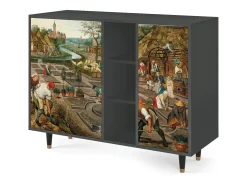 Aparador - 125x98x48 cm - BS2 - The Younger - Spring, Antracita