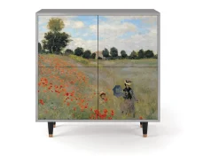 Aparador - 94x96x48 cm - BS3 - The Poppy Field , Gris