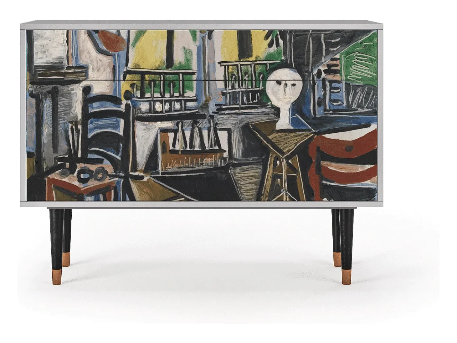 Aparador - 115x85x48 cm - BS4 - The Studio , Gris