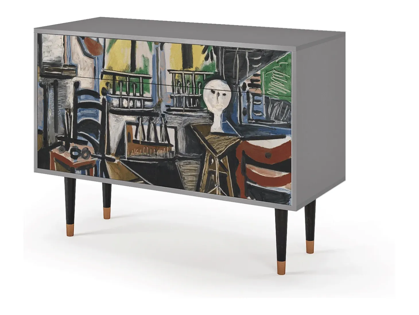 Aparador - 115x85x48 cm - BS4 - The Studio , Gris