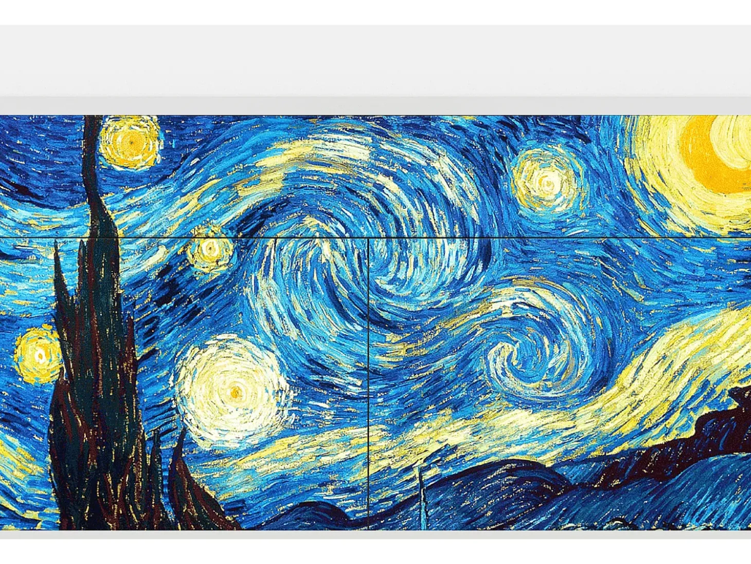 Aparador - 115x85x48 cm - BS4 - The Starry Night , Blanco