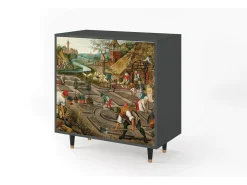 Aparador - 94x96x48 cm - BS3 - The Younger - Spring, Antracita