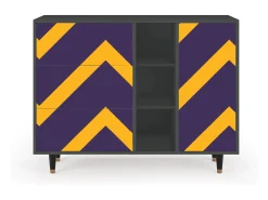Aparador - 125x98x48 cm - BS2 - The Brightest Way, Antracita
