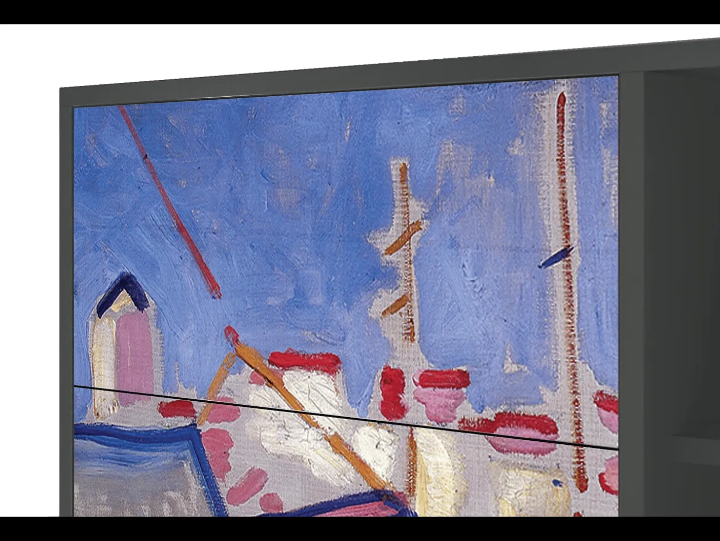 Aparador - 125x98x48 cm - BS2 - The Port of Collioure , Antracita