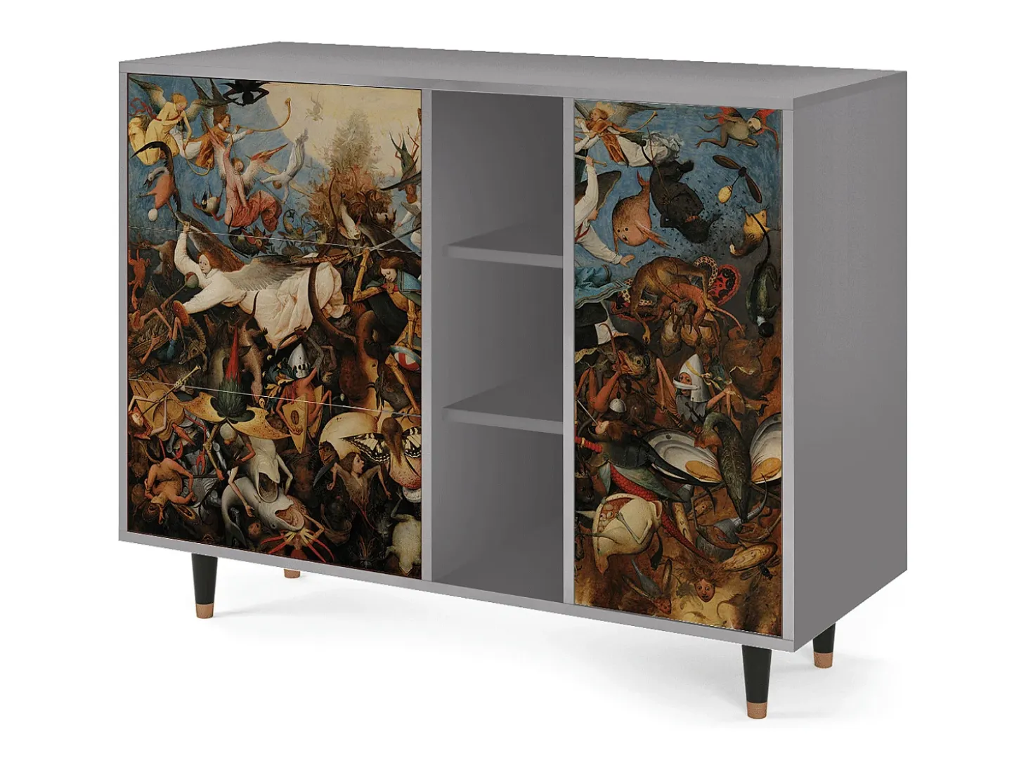 Aparador - 125x98x48 cm - BS2 - The Fall, Gris