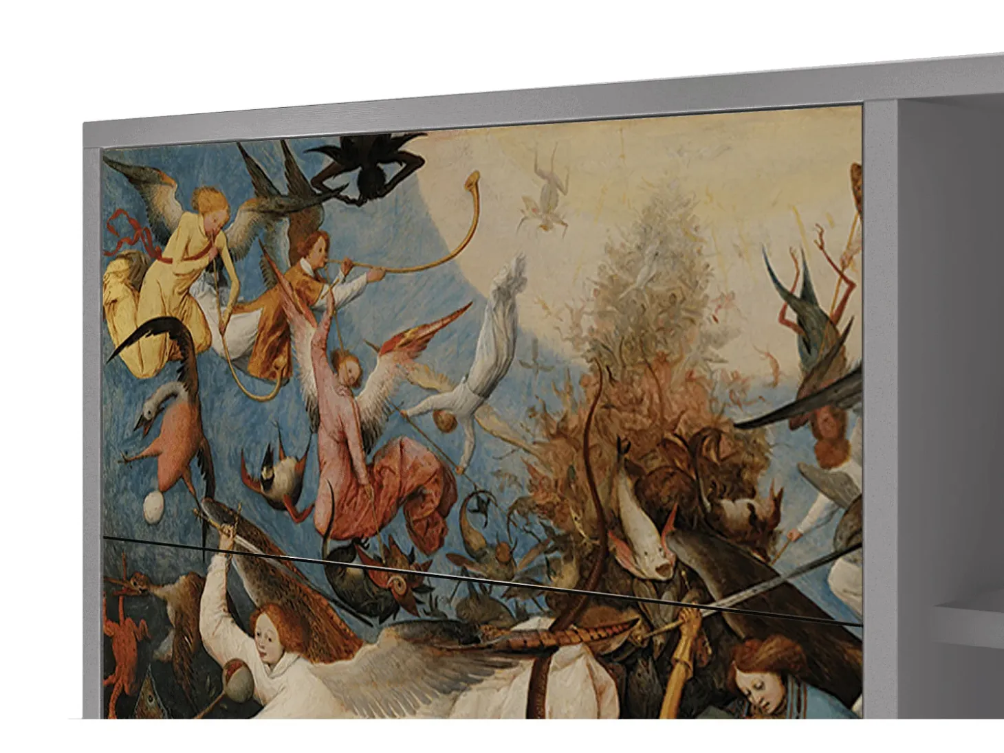 Aparador - 125x98x48 cm - BS2 - The Fall, Gris