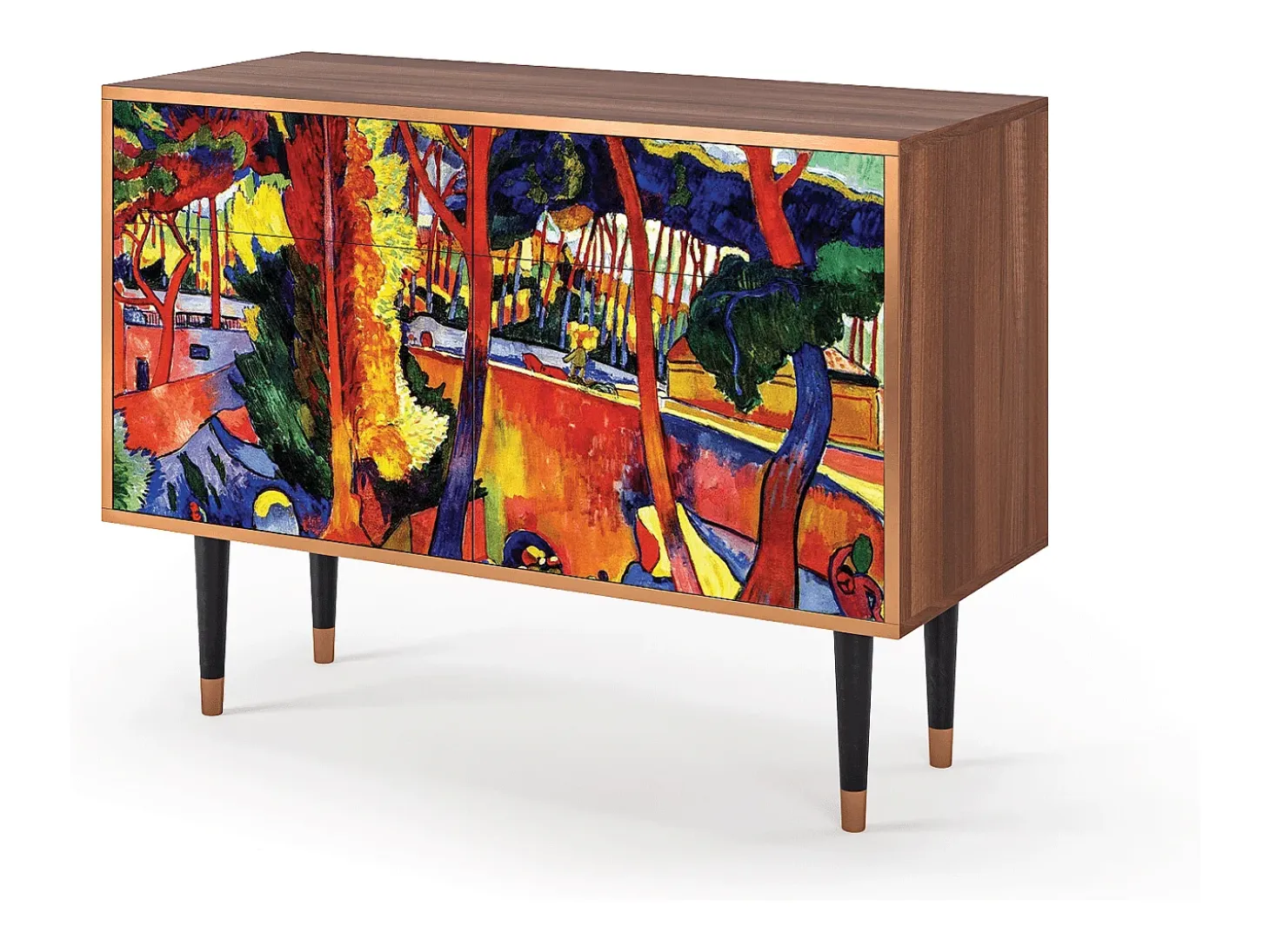 Aparador - 115x85x48 cm - BS4 - The Turning Road, Nogal