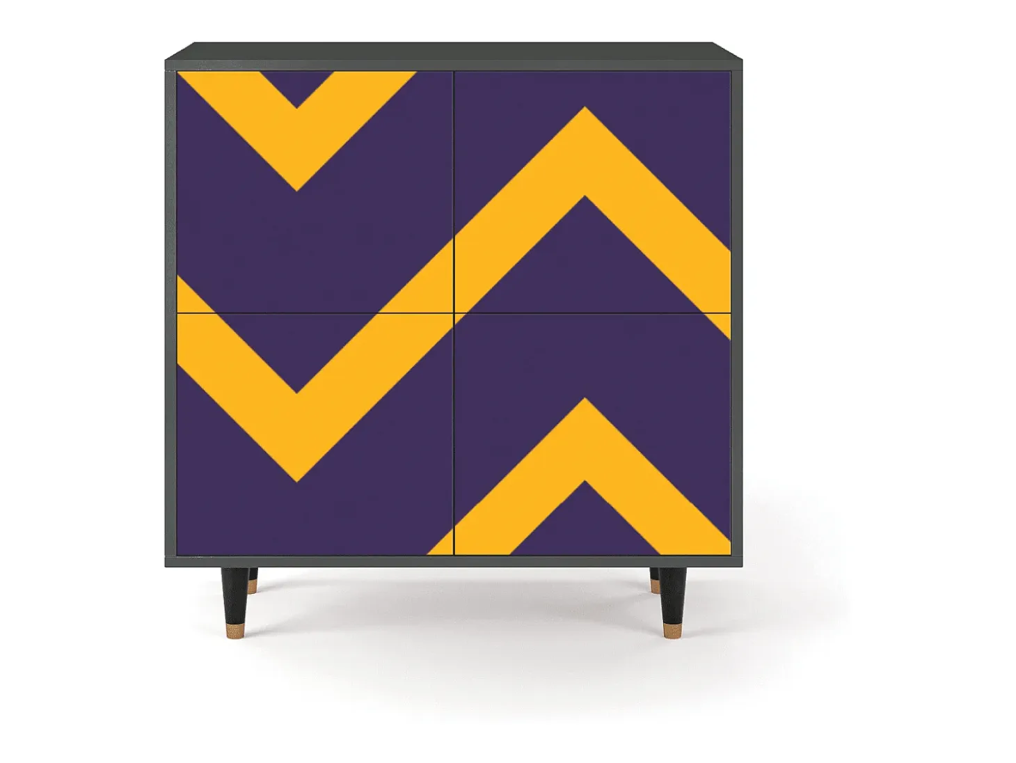 Aparador - 94x96x48 cm - BS3 - The Brightest Way, Antracita