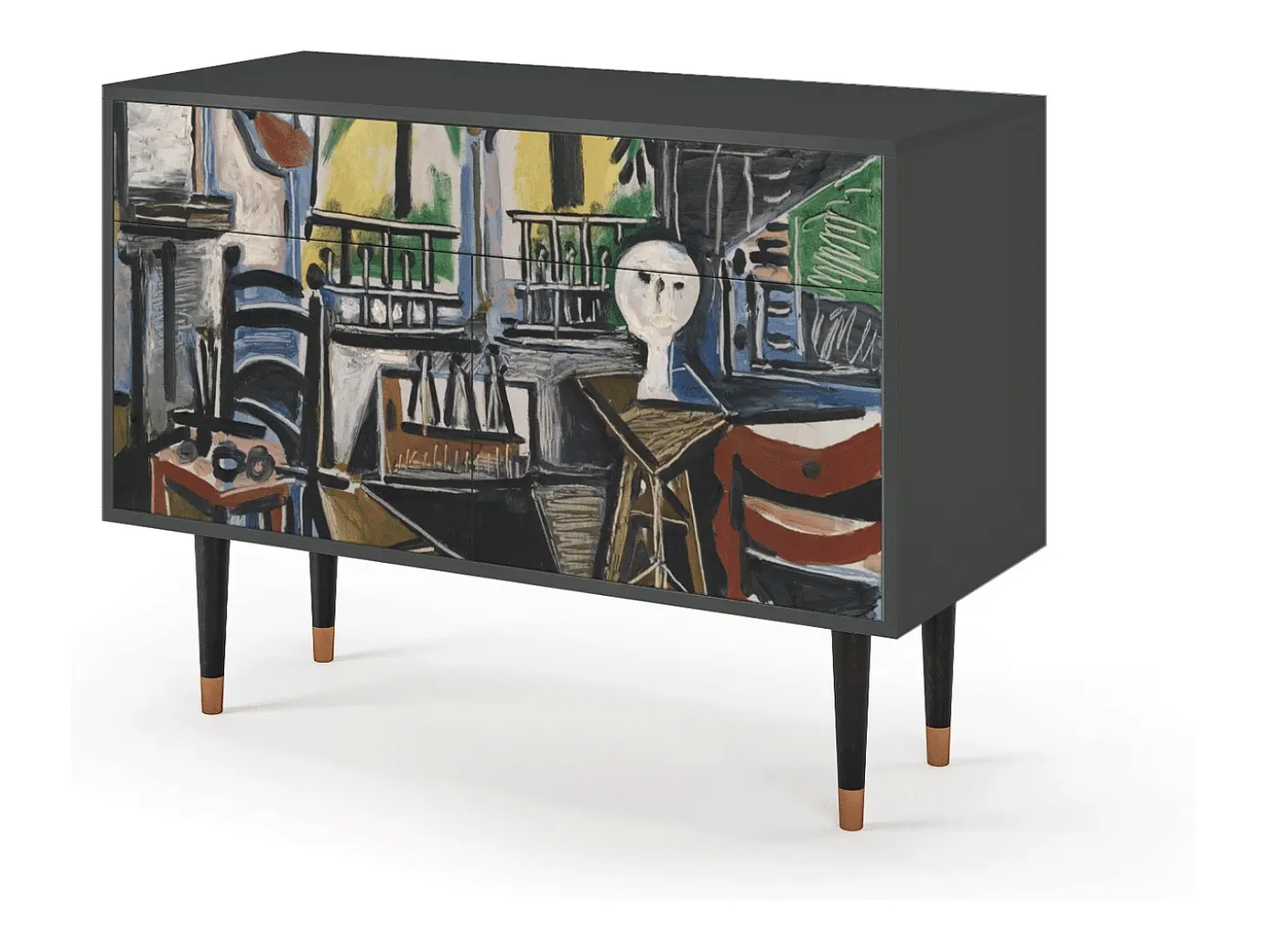 Aparador - 115x85x48 cm - BS4 - The Studio , Antracita