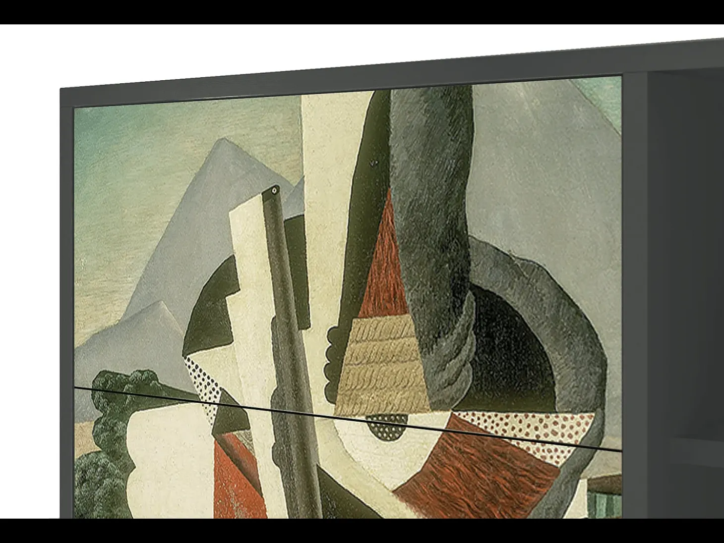 Aparador - 125x98x48 cm - BS2 - The Cubist Paintings , Antracita