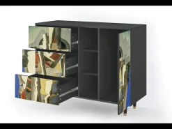 Aparador - 125x98x48 cm - BS2 - The Cubist Paintings , Antracita