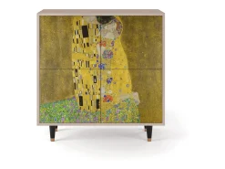 Aparador - 94x96x48 cm - BS3 - The Kiss by Klimt , Latte