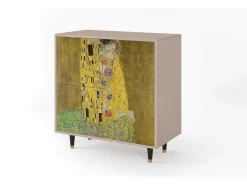 Aparador - 94x96x48 cm - BS3 - The Kiss by Klimt , Latte