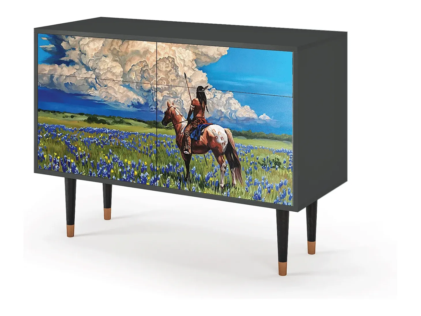 Aparador - 115x85x48 cm - BS4 - Thunderheads by Dean, Antracita