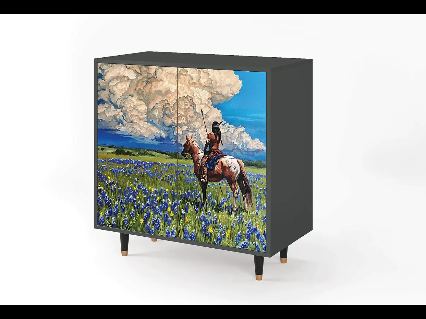 Aparador - 94x96x48 cm - BS3 - Thunderheads by Dean, Antracita