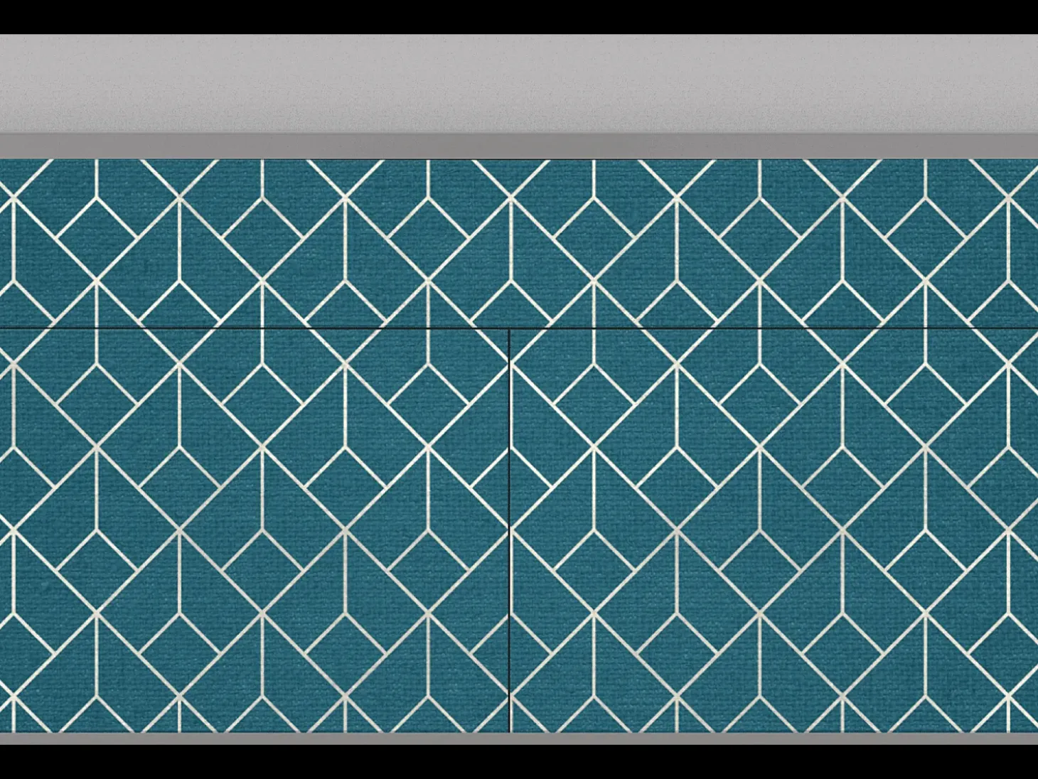 Aparador - 115x85x48 cm - BS4 - Turquoise Geometry, Gris